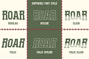 Supportex - Slab Baseball Font, a Slab Serif Font by Pandeka Studio (Thumbnail 5 of 12)