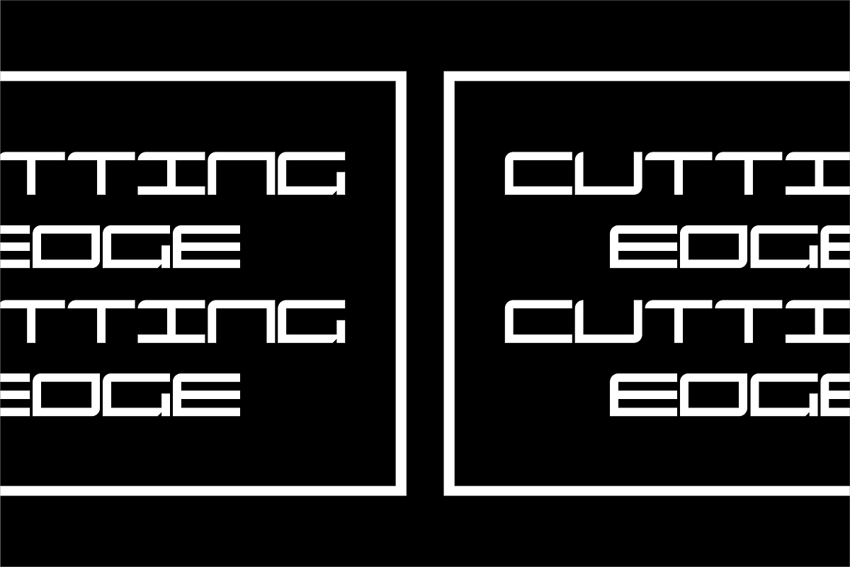 Guds - Futuristic Display Font, a Sans Serif Font by Typeagle (Photo 5 of 10)