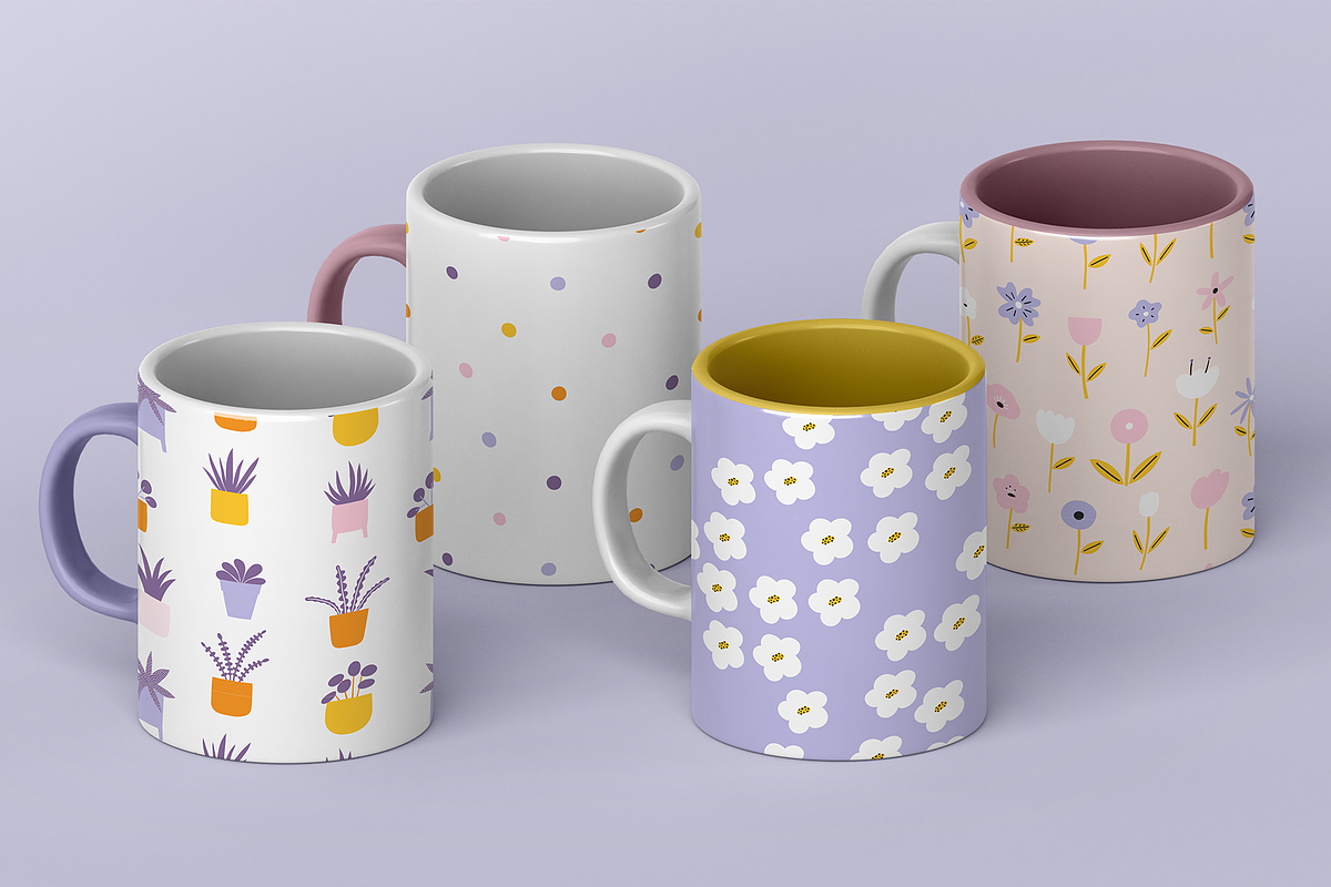 Spring Garden - Patterns and Clipart, an Illustration by Nova Studio (Photo 10 of 12)
