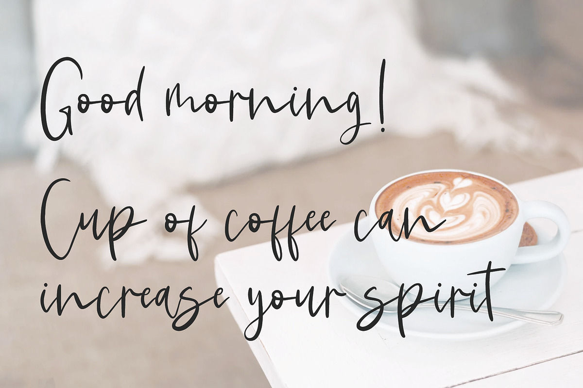 Simathya - Script Font, a Script Font by Yuby Creative (Photo 4 of 4)
