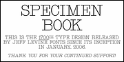 Specimen Book JNL, a Slab Serif Font by Jeff Levine Fonts (Thumbnail 2 of 5)