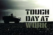 Balor Military Inspired Stencil Font, a Sans Serif Font by Ebad Designs (Thumbnail 5 of 6)