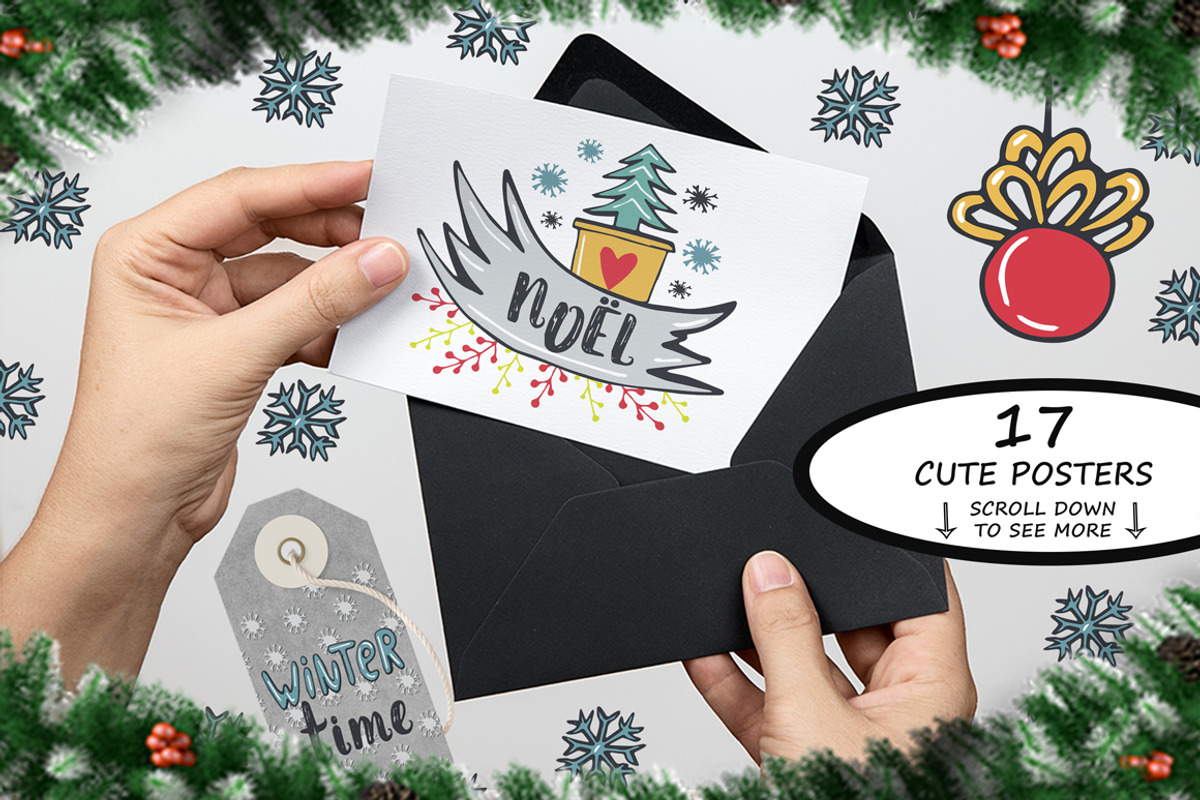 Winter Hand Drawn Big Collection, an Animal Illustration by Kseniya_design (Photo 3 of 6)