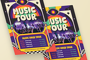 Music Tour Flyer, a Flyer Template by MMPixelCraft (Thumbnail 2 of 5)