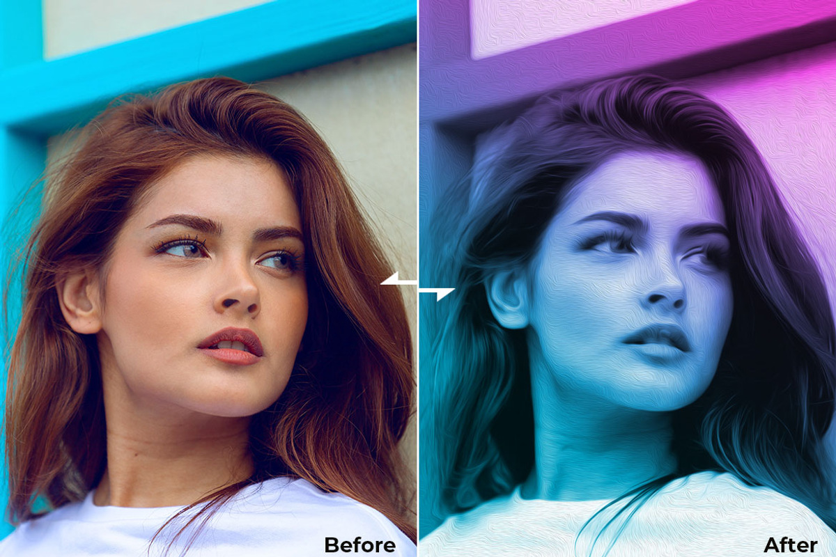 Gradient Oil Paint - PS Action, an Action Add-On by Artlogs x Modaldesain (Photo 2 of 3)