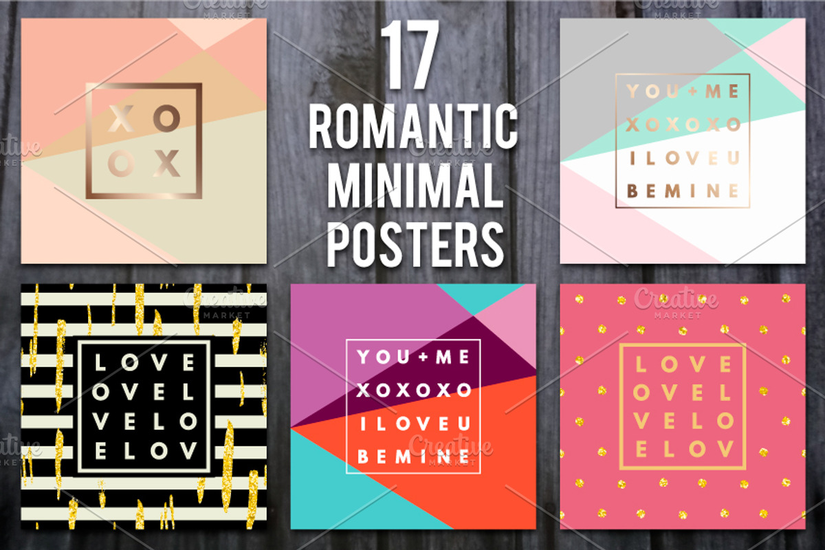 Minimal Romantic Logo in frame, a Texture Illustration by Olha Kostiuk (Photo 1 of 3)