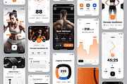 sandow UI Kit: AI Fitness & Diet App, an UI Kit Template by strangehelix.bio (Thumbnail 7 of 9)