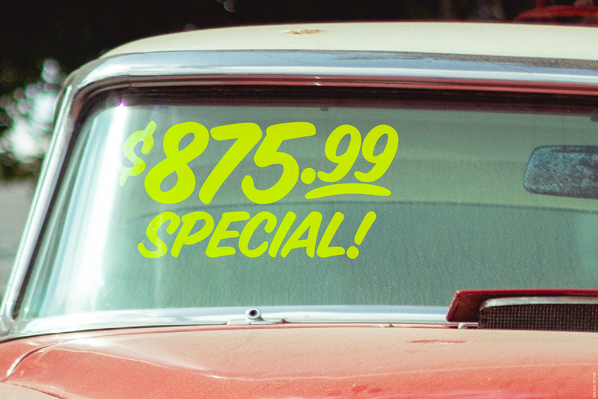 Sign Brush Regular | Display Type, a Script Font by StudioWorks (Photo 4 of 8)