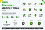 Operational Dashboard Icons, an Outline Icon by vexper (Thumbnail 1 of 10)