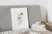 Rustic Fall Watercolor Dried flowers, a Decorative Illustration by SunnyAfternoons (Thumbnail 2 of 14)