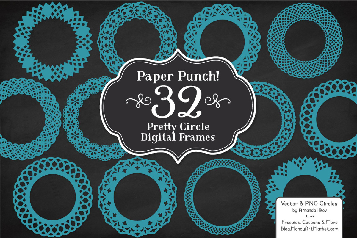 Vintage Lace Frames, an Illustration by Amanda Ilkov (Photo 3 of 5)