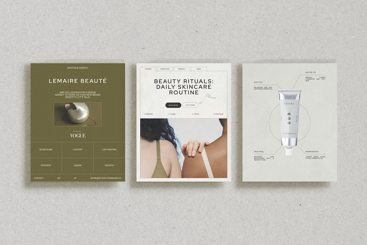 BEAUTÉ | Social Media Kit, a Social Media Template by Studio Standard (Photo 8 of 12)