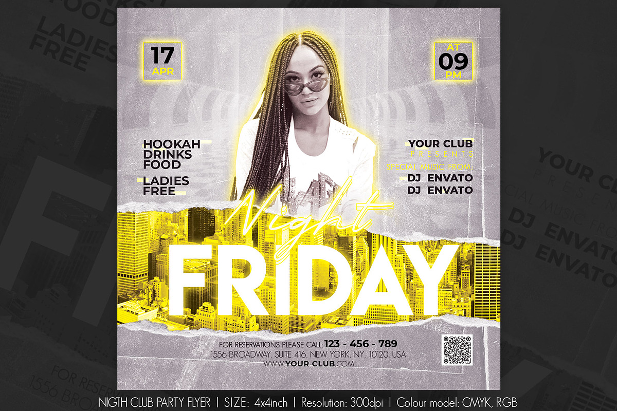 Nigth Club Party Flyer, a Flyer Template by Artolus (Photo 1 of 2)