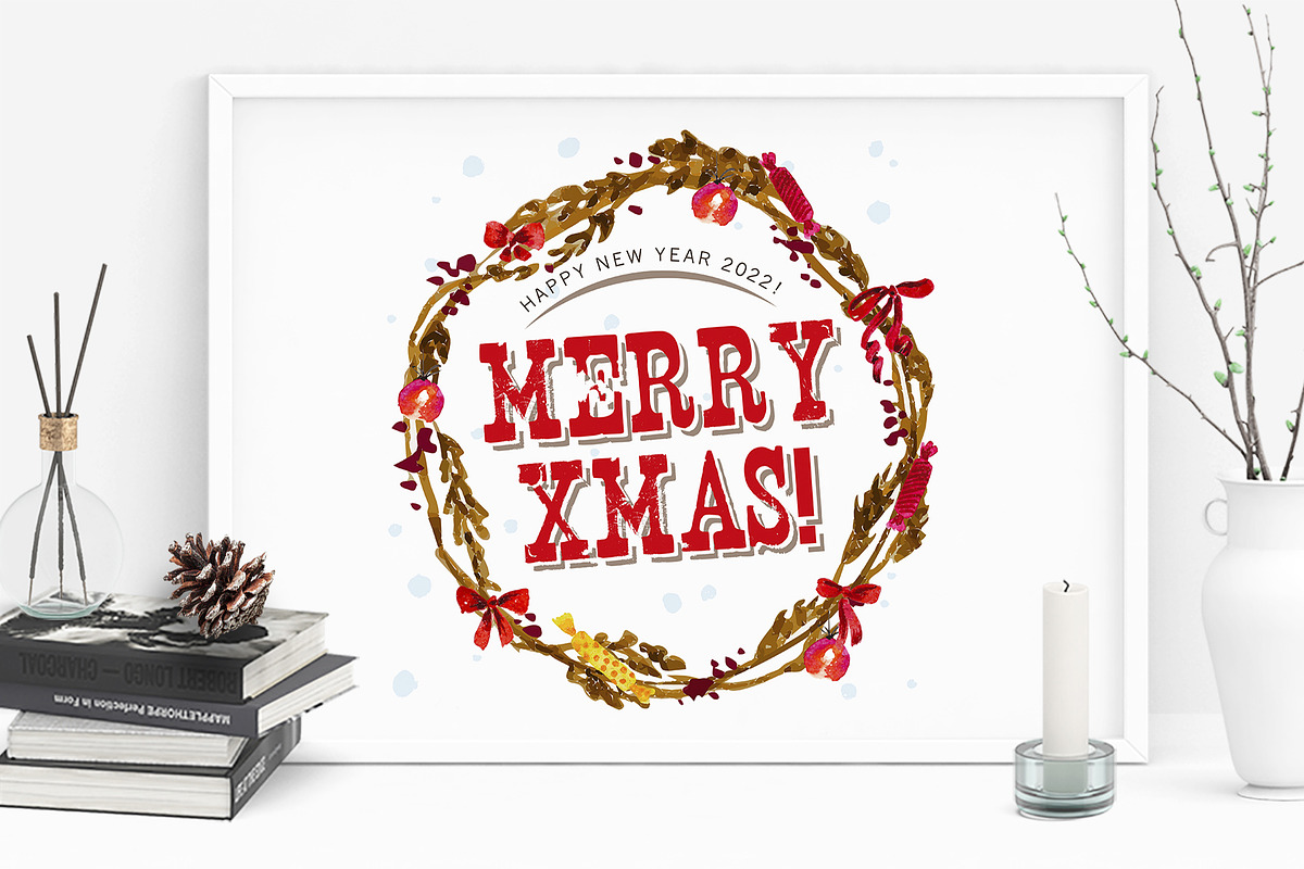 Merry Christmas pack, a Decorative Illustration by Funnystore (Photo 9 of 14)