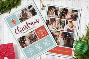 Christmas Postcard Template 5x7 V2