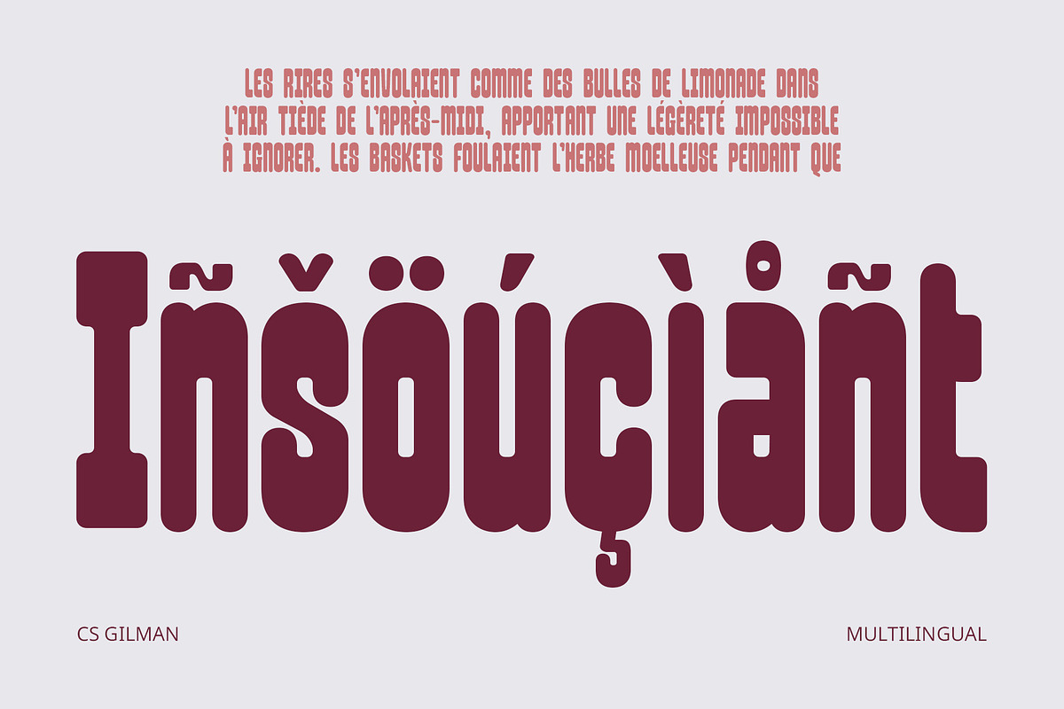 CS Gilman – Bold Font, a Sans Serif Font by Craft Supply Co. (Photo 4 of 8)