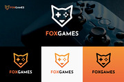 Fox Games - Gaming Logo Template, a Branding & Logo Template by Design Box (Thumbnail 1 of 2)