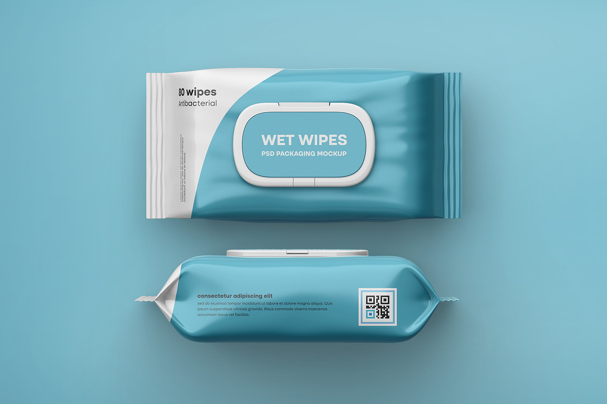 Wet Wipes Packaging Box Mockup, a Packaging Mockup by Ram Studio LLC (Photo 8 of 13)