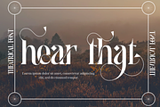 Theatrical Elegant - Ligatures Font, a Serif Font by 177Studio (Thumbnail 6 of 8)