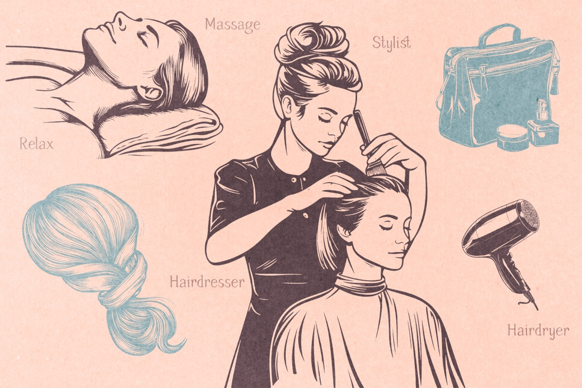 300 Beauty & Cosmetic Illustrations, a Healthcare Illustration by Nocturnal Wolf (Photo 3 of 16)