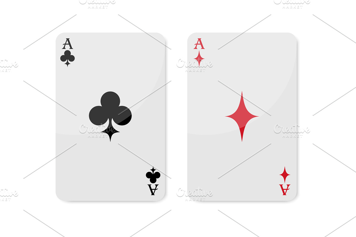 Playing Cards Set with Back Side, a Decorative Illustration by PsychocheArt (Photo 3 of 4)