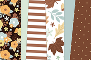 Seamless Fall Digital Bundle, a Pattern Graphic by Paper Starr Studio (Thumbnail 5 of 6)