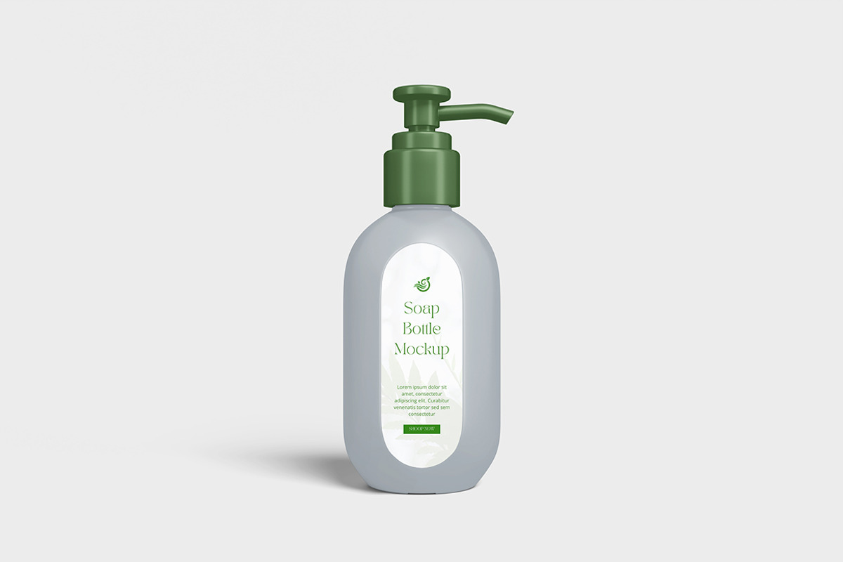 Soap Bottle Mockup, a Product Mockup by bimockup (Photo 2 of 6)
