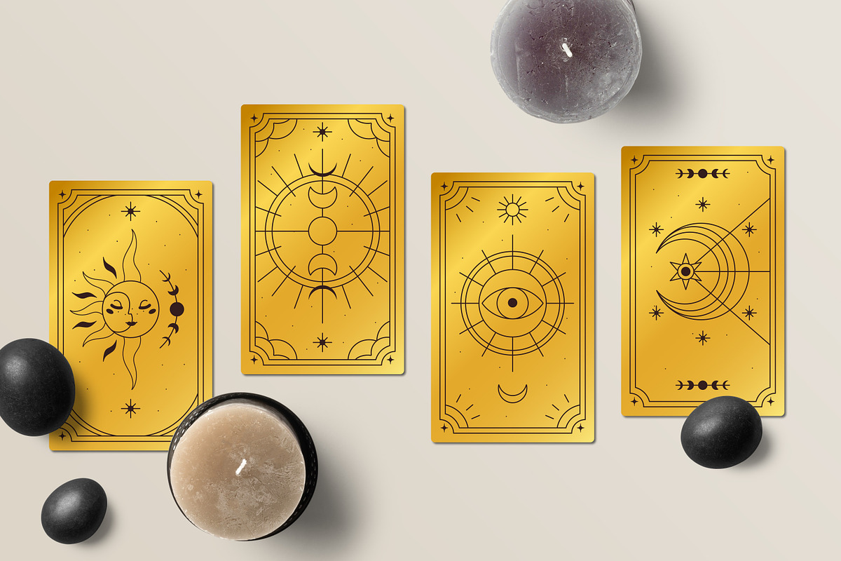 Magic tarot card back designs set, a Decorative Illustration by Good Studio (Photo 8 of 8)