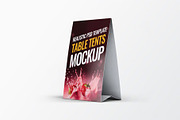 Table Tents Mock-Up, an Advertising Mockup by Se٧enStudio (Thumbnail 6 of 6)