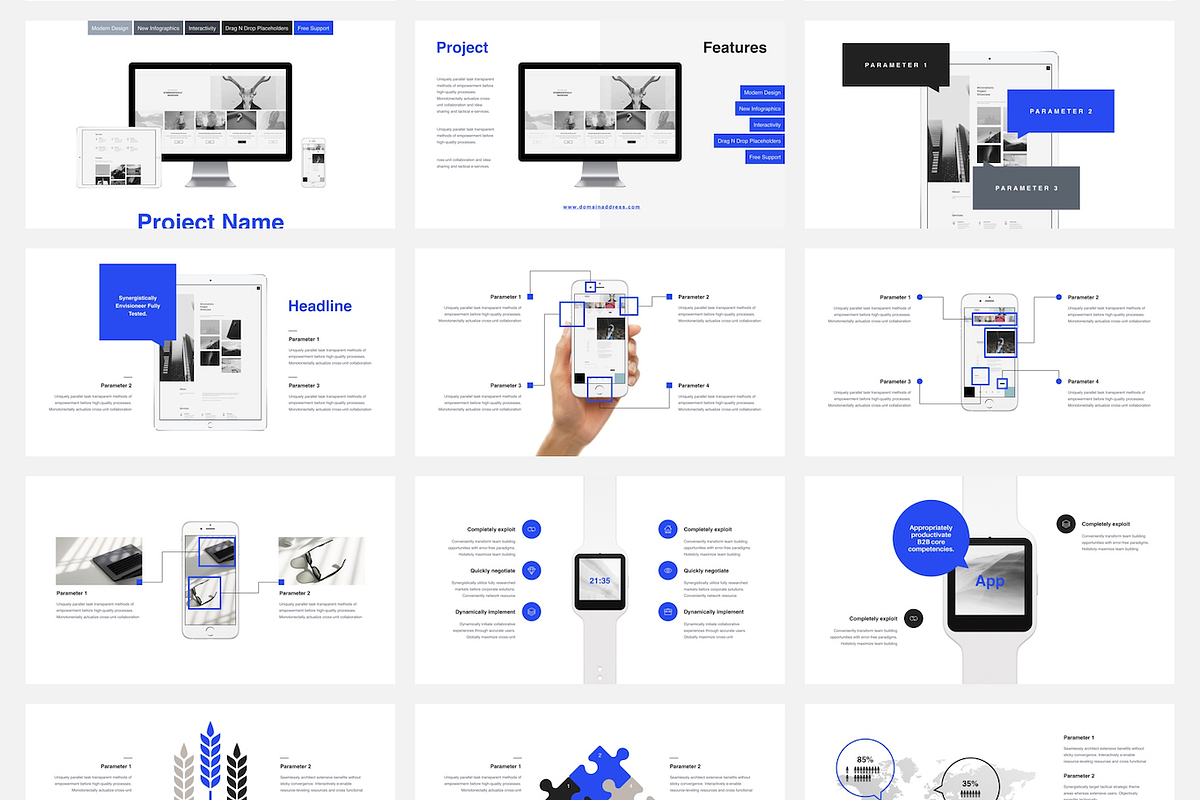 Infographics Minimalist, a Presentation Template by Goashape Studio (Photo 4 of 14)