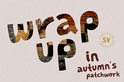 WoolenPlaid Autumn Cozy Playful Sans, a Sans Serif Font by Struvictory.art (Thumbnail 3 of 9)