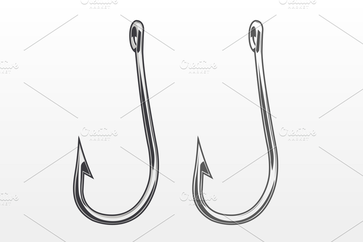 Fishing Hook, an Object Graphic by Snitovets