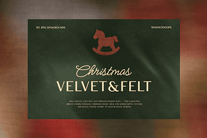 Christmas Velvet & Felt —backgrounds, a Background Graphic by DigARTbyHavroshka