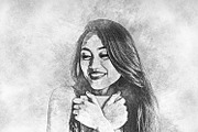 Chalk Sketch Photoshop Action, an Action Add-On by UnicDesign (Thumbnail 4 of 12)