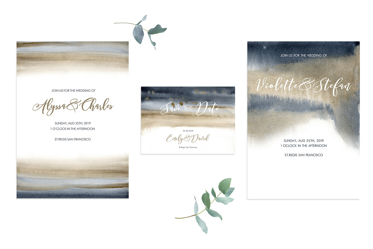 Black and Gold Watercolor Background, a Texture Graphic by KitsPix (Photo 4 of 5)