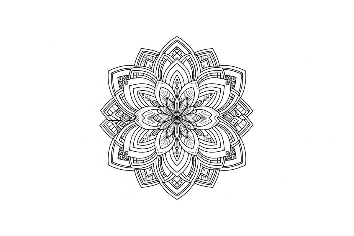 Mandala Flower SVG Bundle, an Illustration by Creativeshirt (Photo 21 of 31)