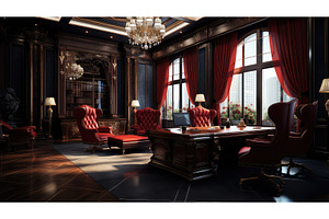 chair office interior background ai, a Business Photo by pikepicture