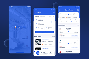 Sepura - Train Mobile App UI Kit