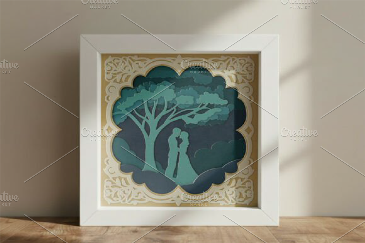 Romantic Valentines Day Couple SVG, an Illustration by Design Station (Photo 4 of 4)