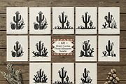 60 Desert Cactus Floral Silhouette, a Seasonal Illustration by Amazin_art (Thumbnail 1 of 35)