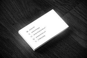 Word A4 CV Resume & Business Card