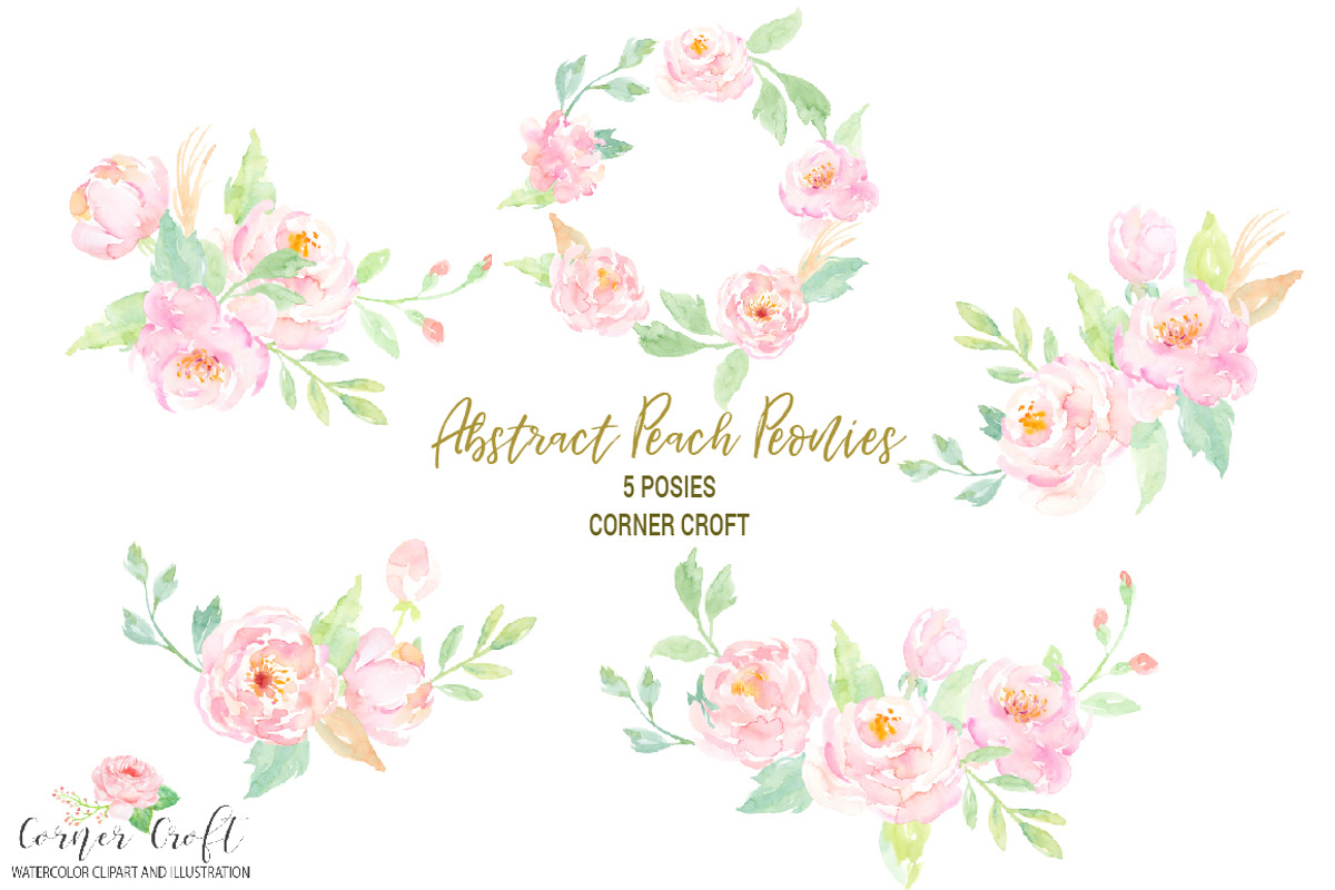 Peach Peony Illustration, an Illustration by Corner Croft (Photo 3 of 4)