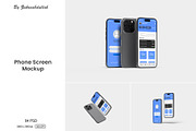 Phone Screen Mockup, an iPhone Mockup by zuhraabdullah (Thumbnail 1 of 5)