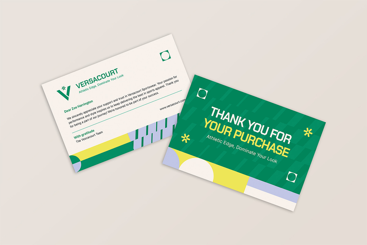 Versacourt - Thank You Card, a Print Template by StreaksideStd (Photo 2 of 3)