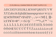 CS Flora – Elegant Font, a Serif Font by Craft Supply Co. (Thumbnail 8 of 8)