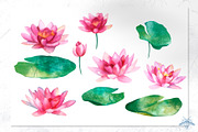 Lily Pond | Watercolor Koi Fish set, a Pattern Graphic by Tanya Vollar (Thumbnail 9 of 10)