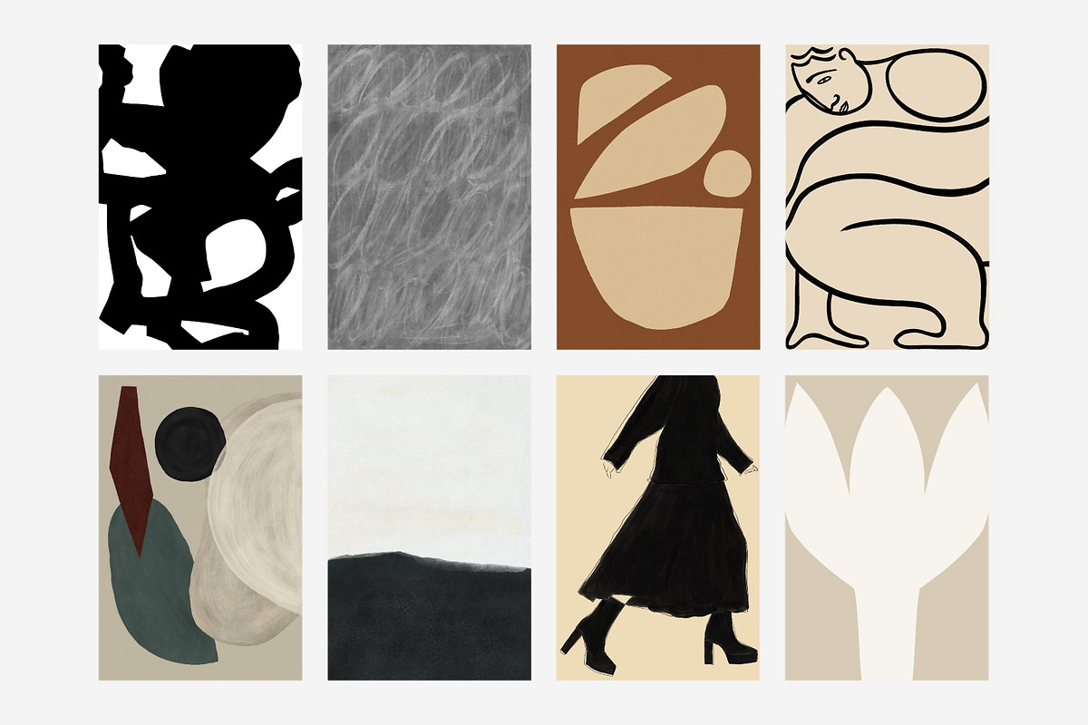 READY MADE PRINTS MODERN ABSTRACT, an Illustration by COMMERCIAL COLLECTIVE (Photo 3 of 4)