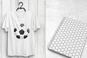 SOCCER BALL Pattern collection, a Pattern Graphic by PrettyPatterns (Thumbnail 4 of 5)