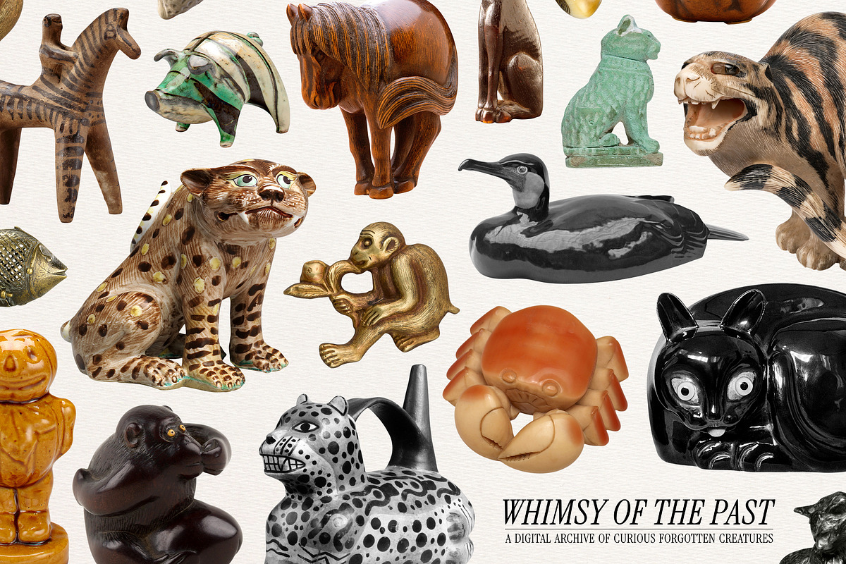 Whimsy of the Past: Vintage Animals, an Object Graphic by Dina Mae (Photo 4 of 9)