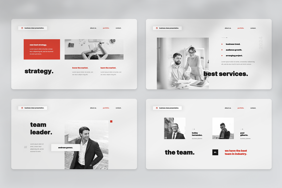 Business Clean Presentation Keynote, a Presentation Template by SquidPixey (Photo 3 of 7)